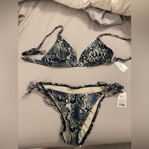 Snake Skin Bikini NWT